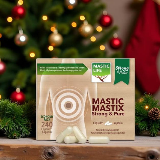Mastic Strong&Pure Economy Pack (240 Capsules) Masticlife Christmas tree