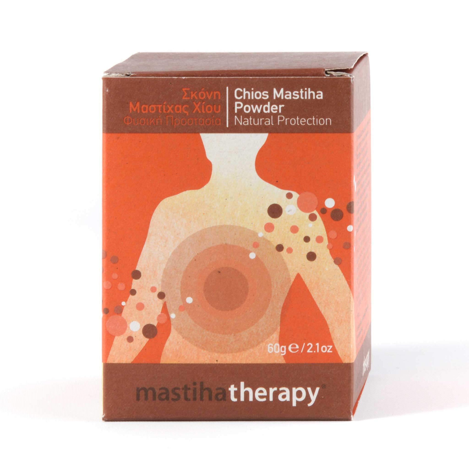 Mastic powder with inulin